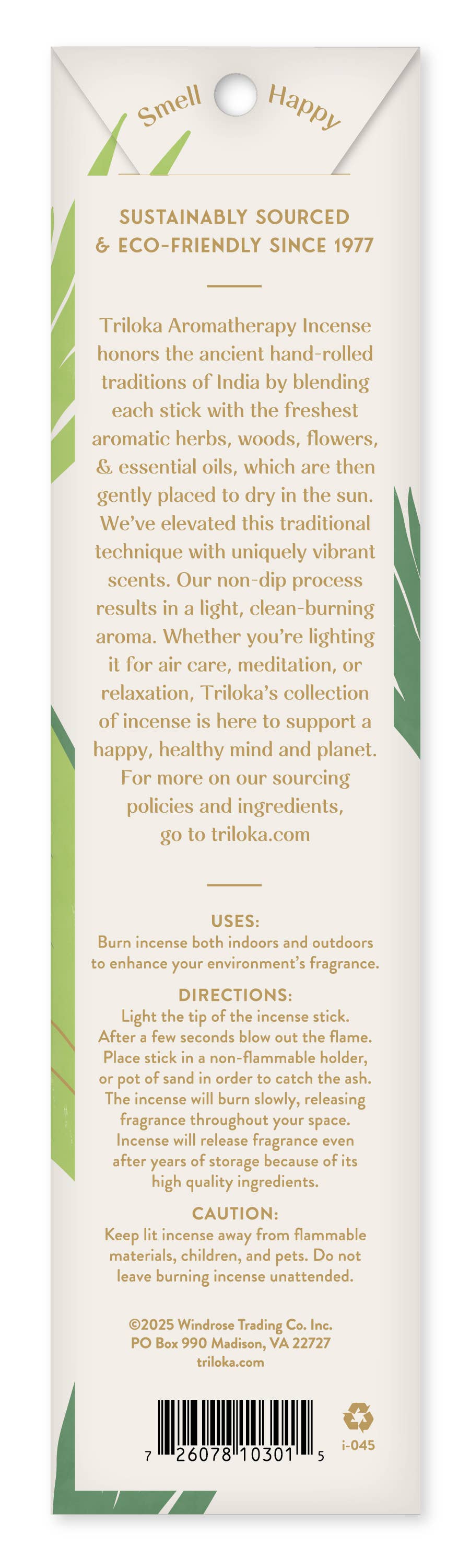 Triloka Lemongrass Original Incense
