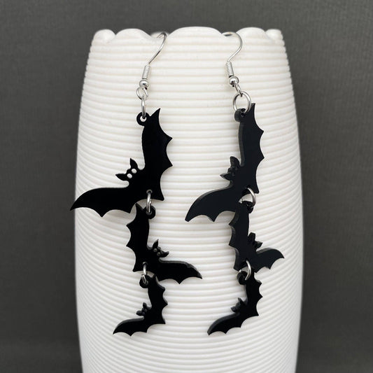 Bat Dangle Earrings