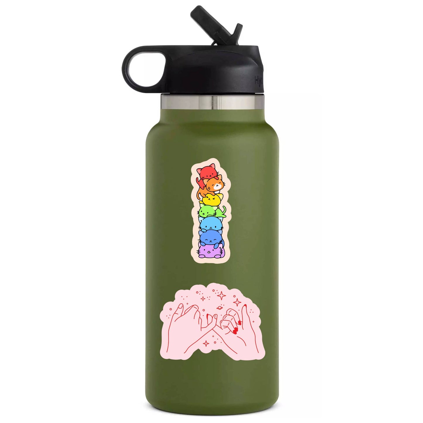 LGBTQ Kitty Pride Rainbow Cute High Quality Vinyl Sticker