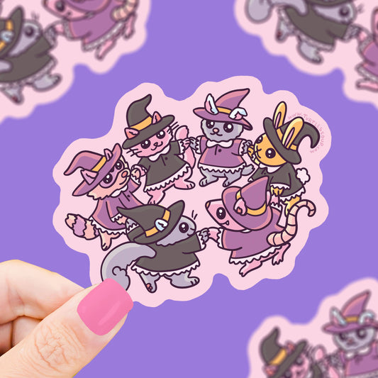Stickers - TS - Witchy Critter Coven Witch Animals