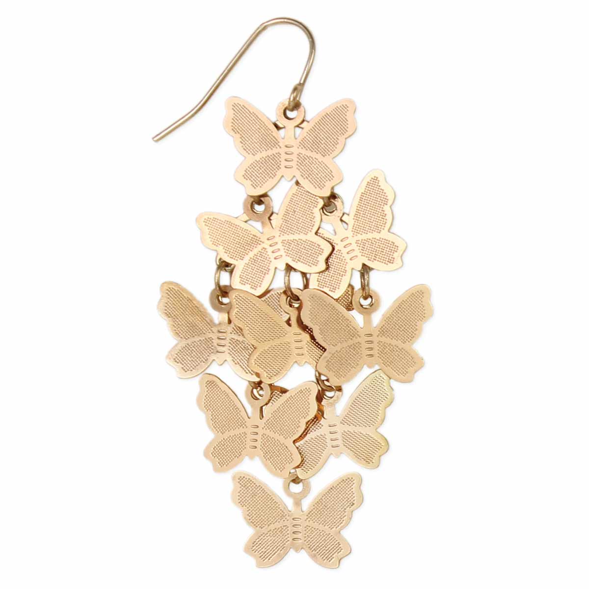 Earrings - Butterfly Flurry (Gold Colored)