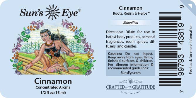Cinnamon Oil: .5 fl oz - Sun's Eye