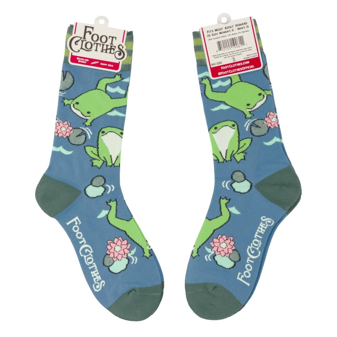 Foot Clothes - Hoppy Days Crew Socks