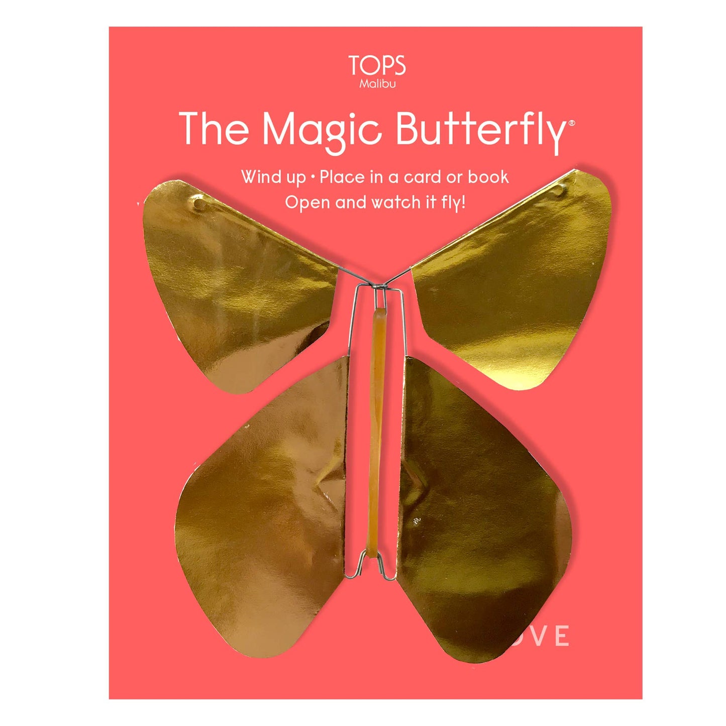 Metallic Flying Magic Butterfly - Love