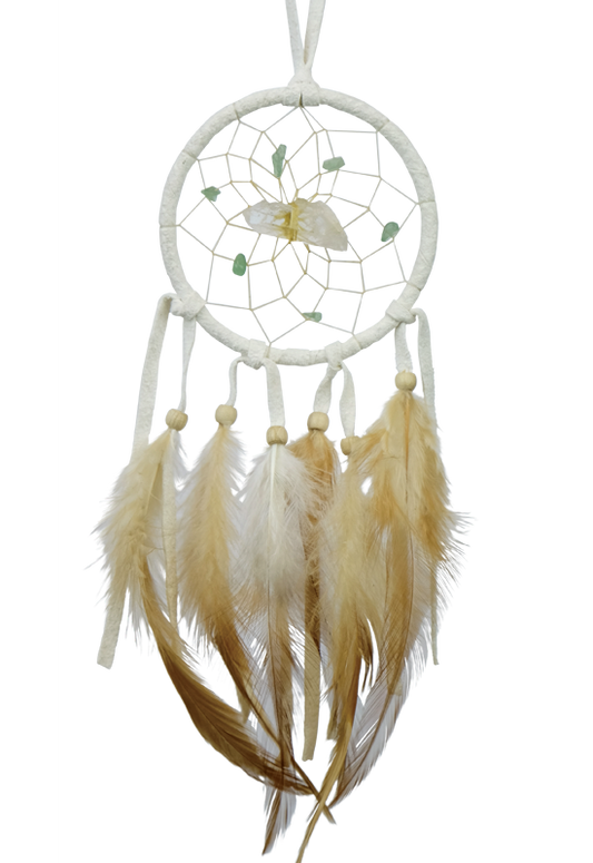 Dream Catcher - White Vision Seeker: 3"