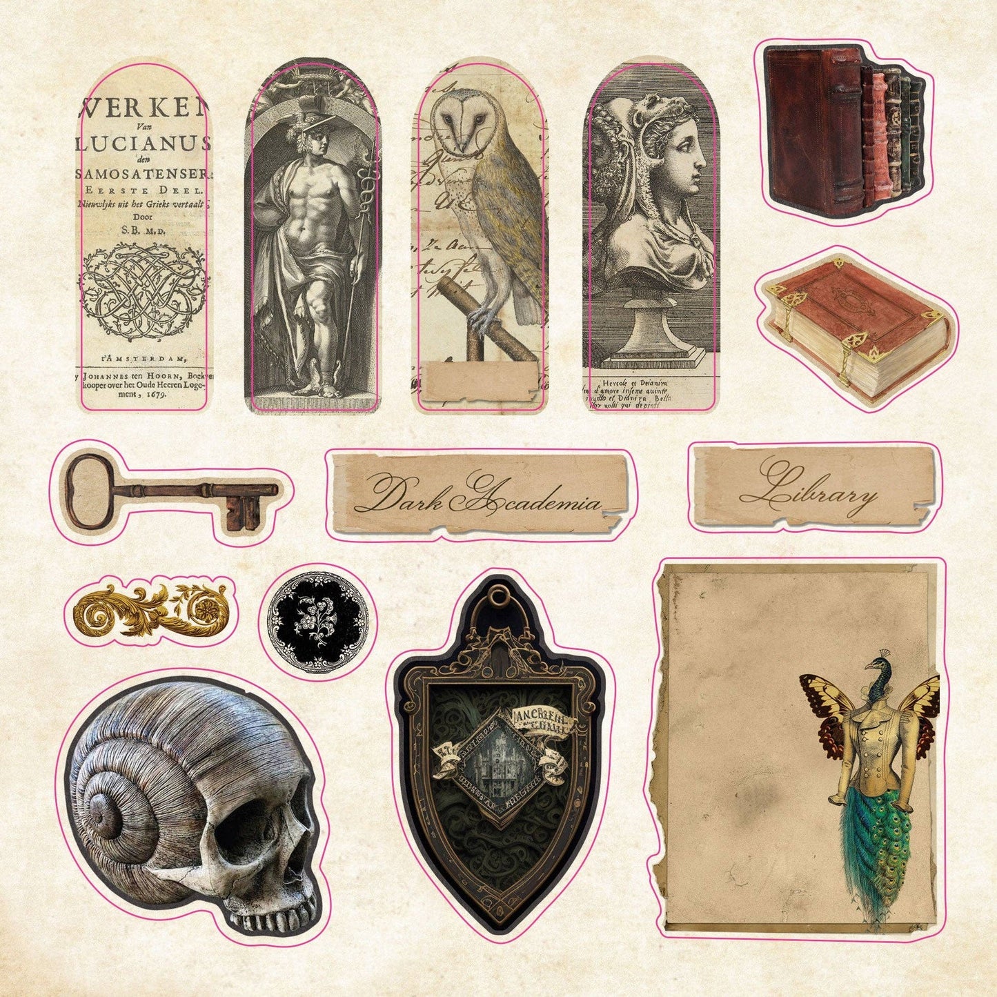 Sticker Book of Curiosities