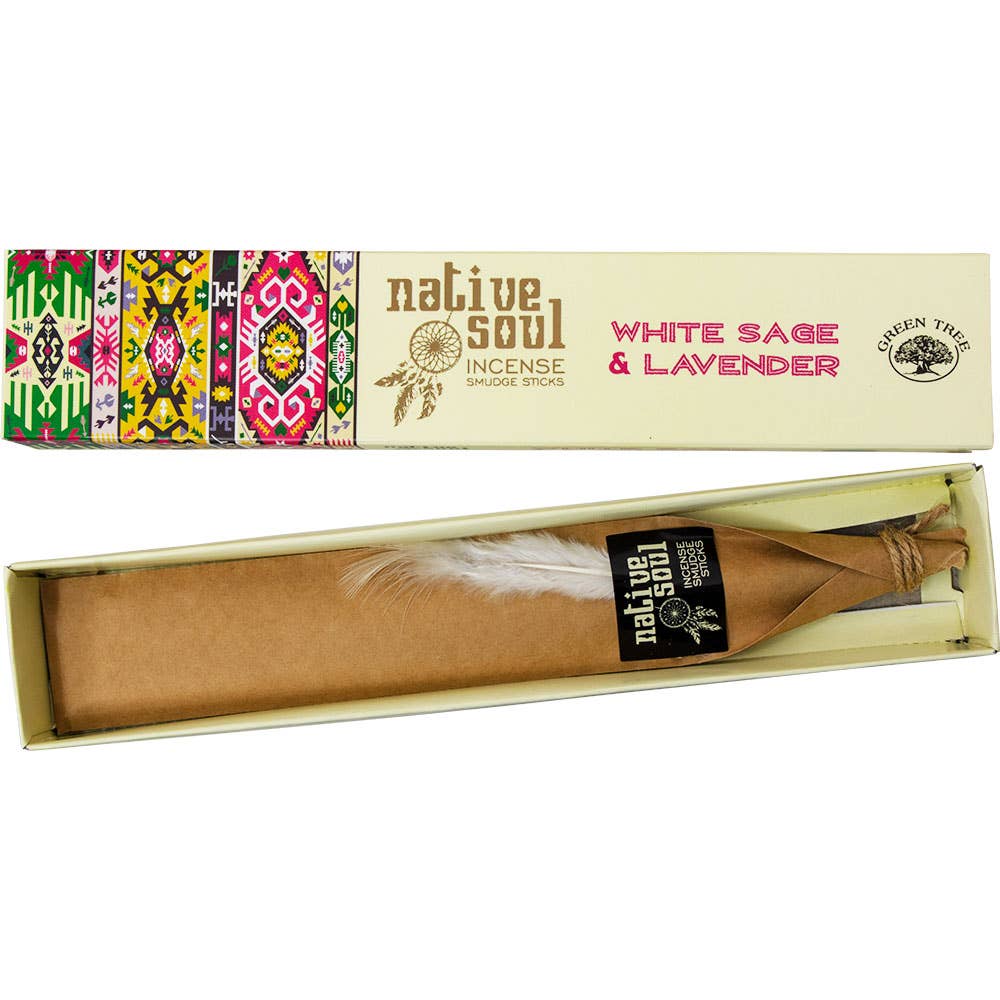 Native Soul Incense 15 Gr - White Sage & Lavender