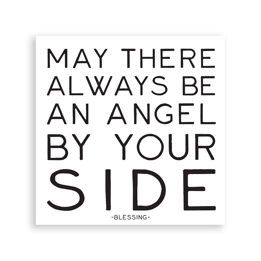 Magnet "Angel By Your Side", 3.5 in. Square