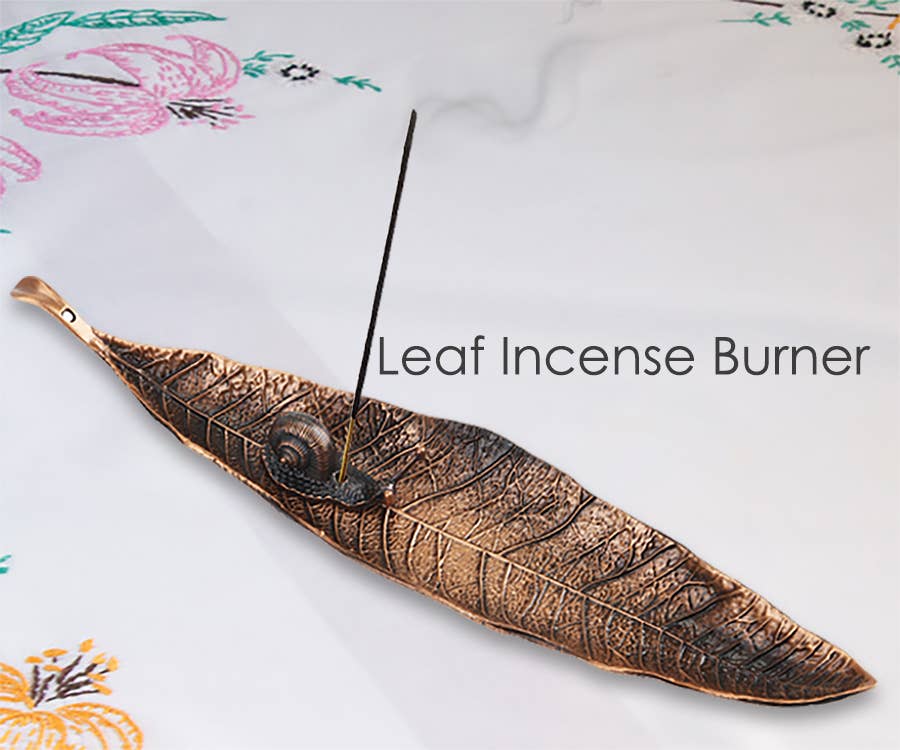 Leaf Incense Burner – Copper Finish
