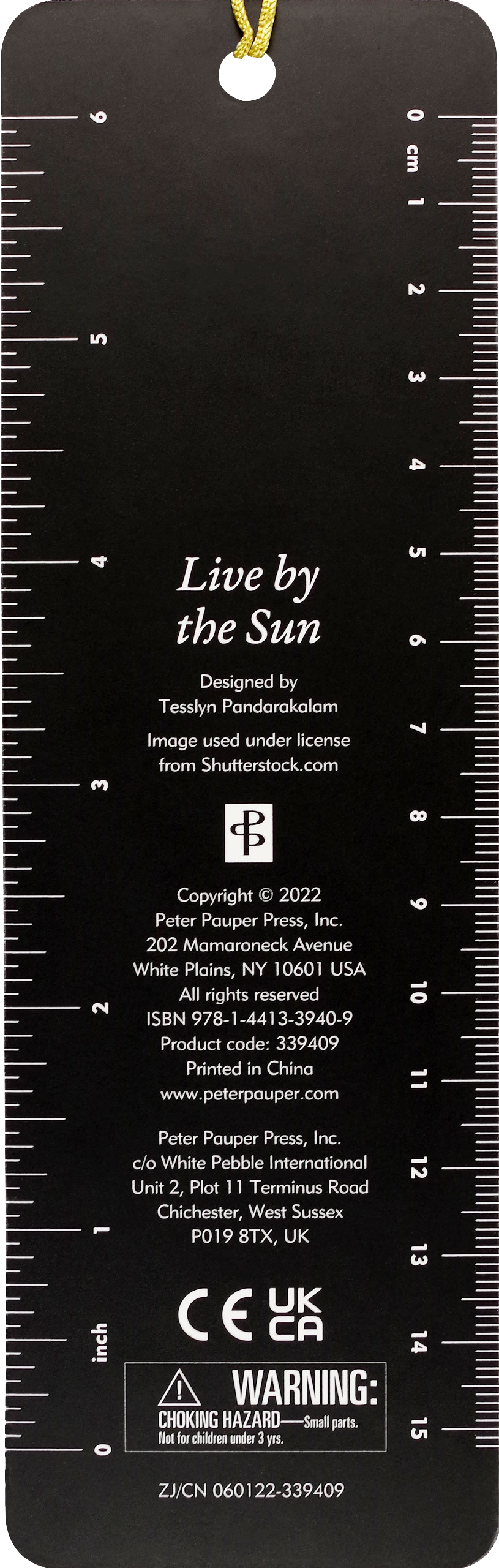 Bookmark - Live by the Sun