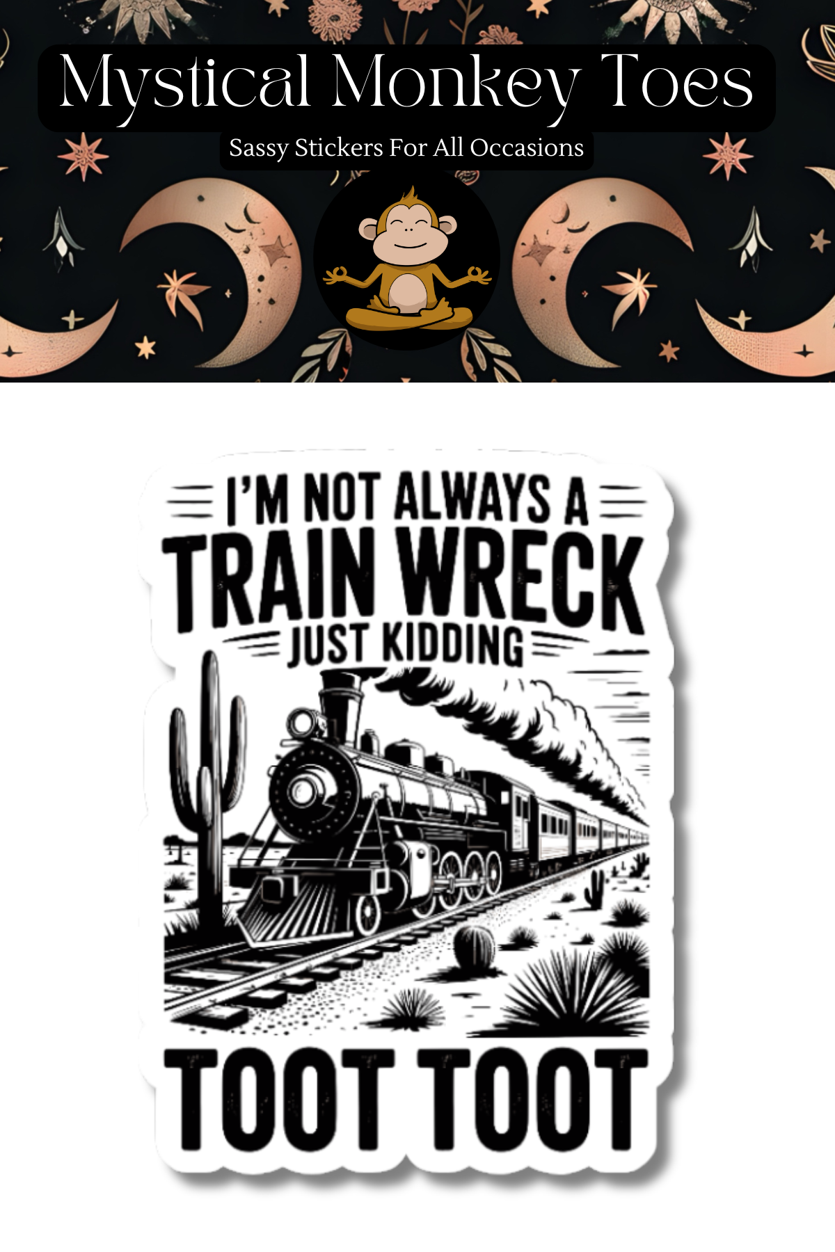 Sticker MMT - Train Wreck Vinyl
