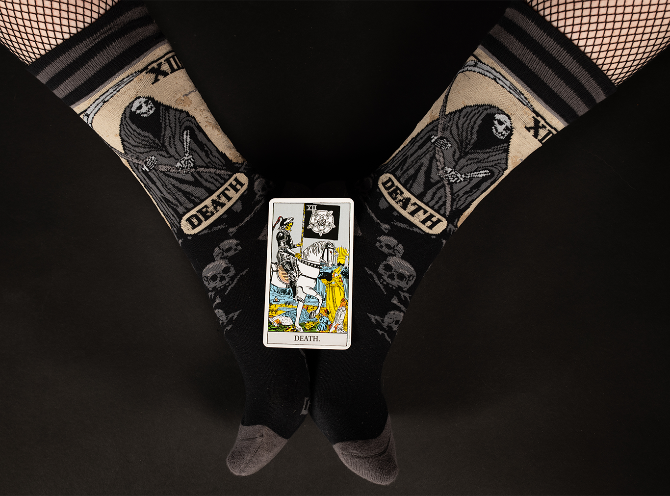 Socks - Foot Clothes - Death Tarot Card