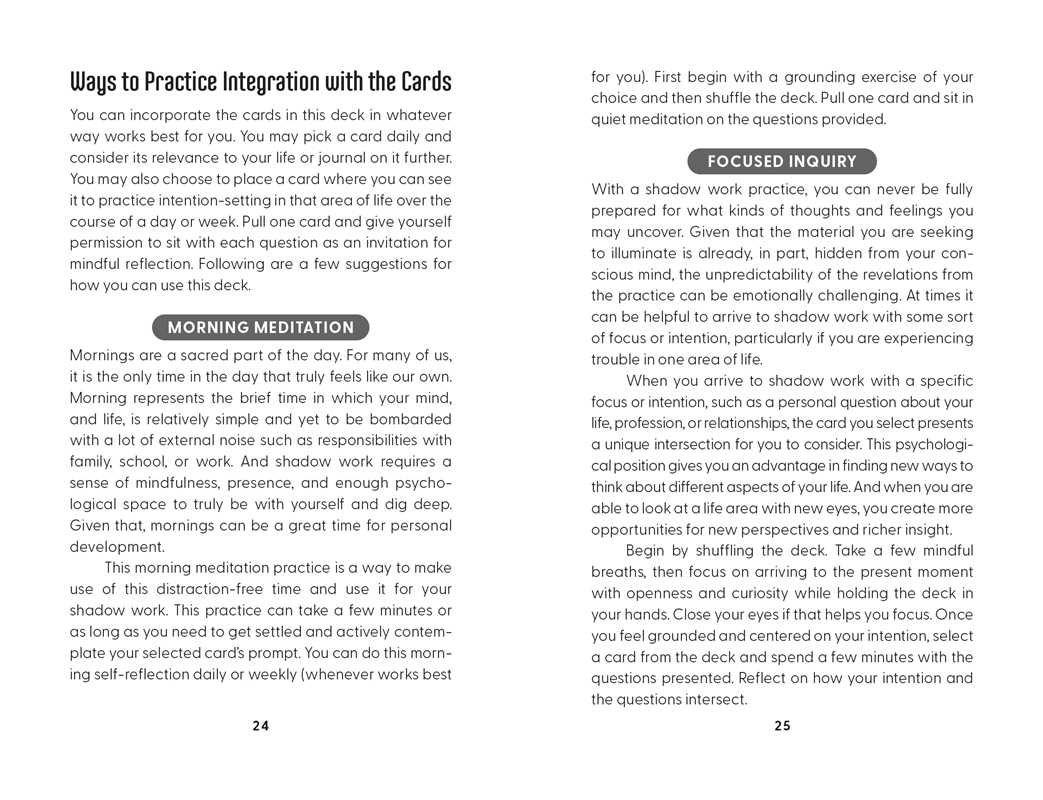 Shadow Work Self-Reflection Deck by Jor-El Caraballo