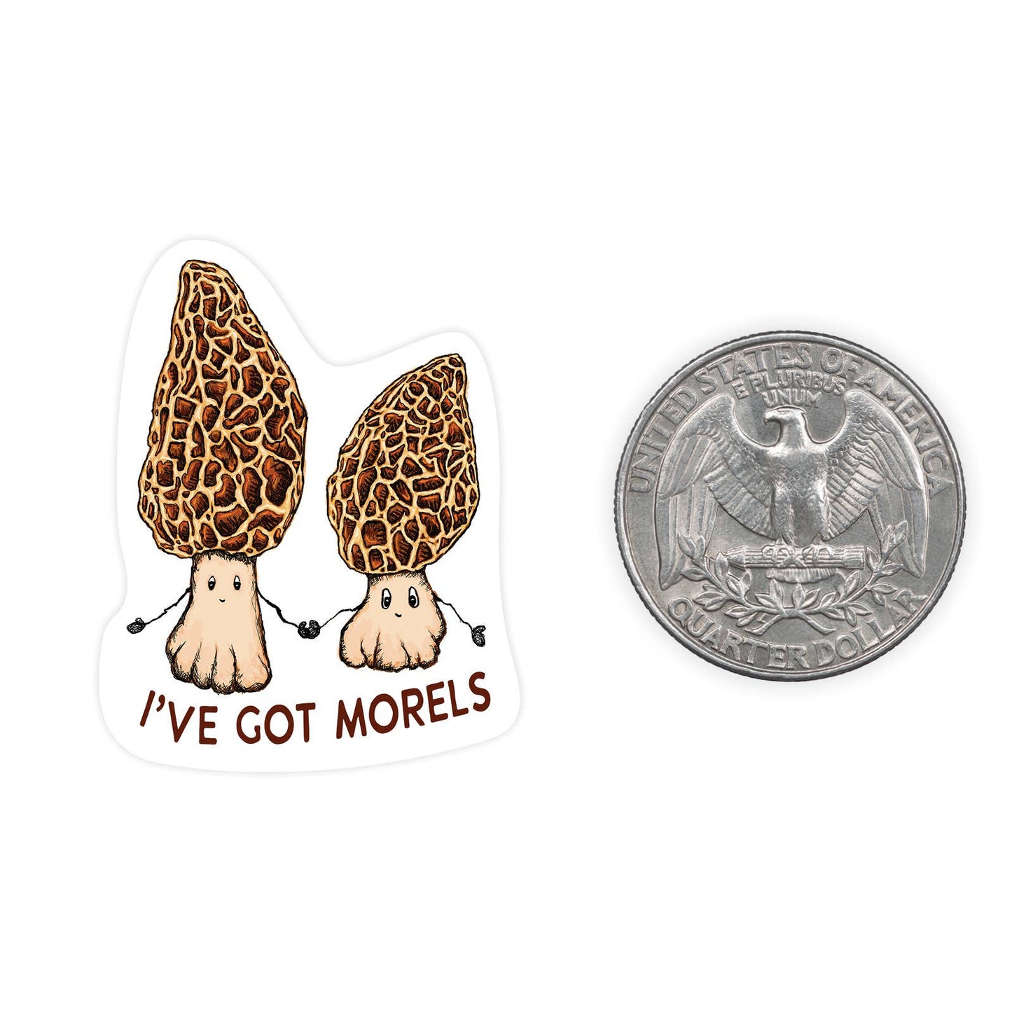 Morels - Mini Sticker