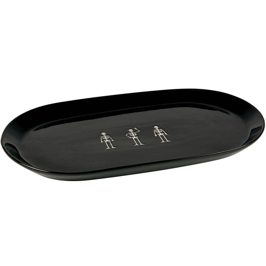 Skeleton Oval Platter