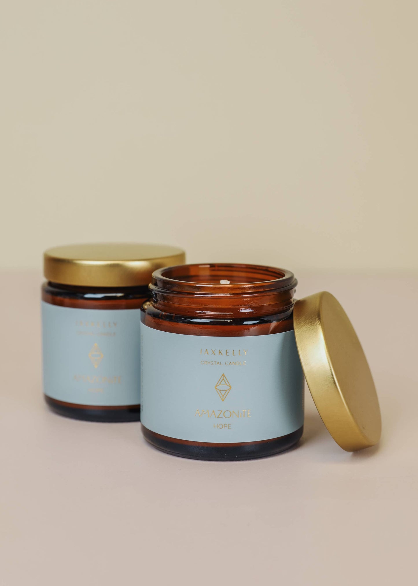 Crystal Candles - Amazonite - Hope - 4oz