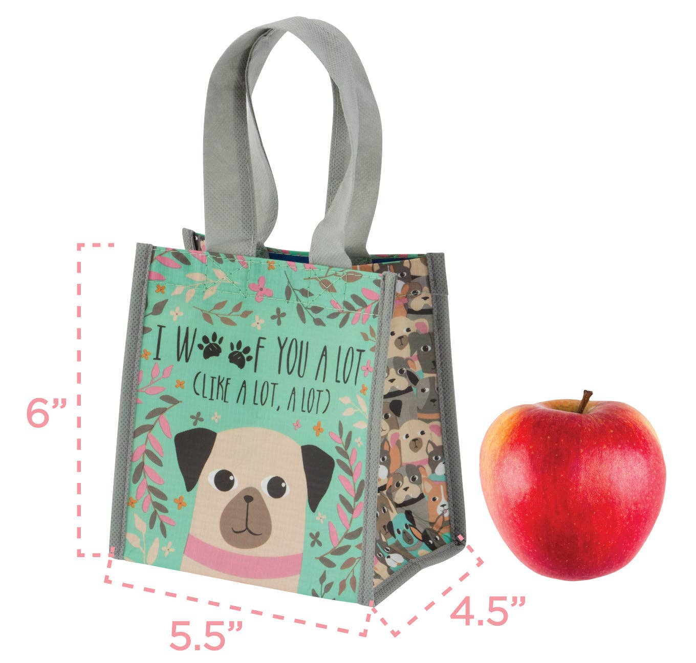 Just For You Floral Recycled Small Gift Bag