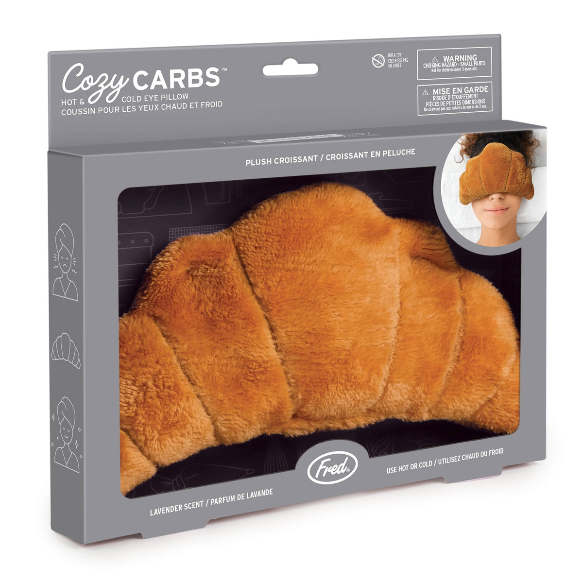 Cozy Carbs Croissant Eye Pillow