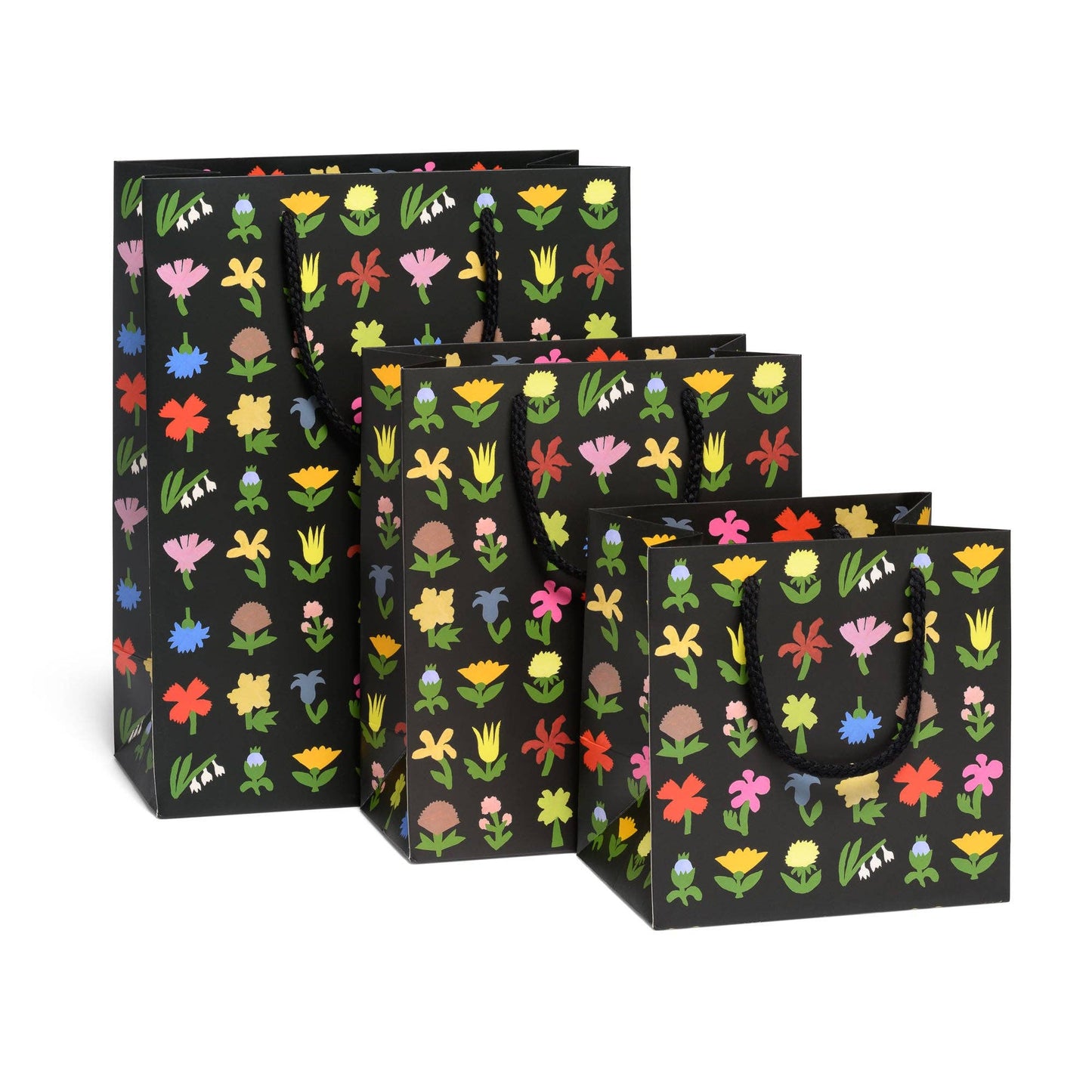 Gift Bag - Red Cap - Little Flowers - Small