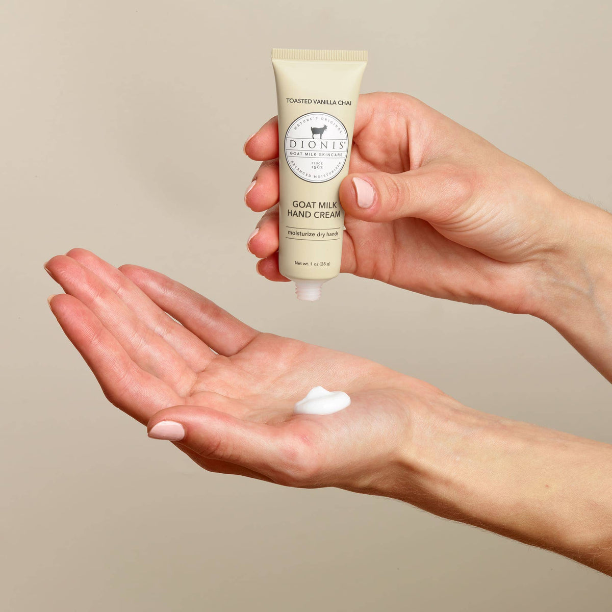 Dionis Toasted Vanilla Chai Goat Milk Hand Cream, 1oz (6ct)