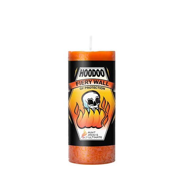 Aunt Jacki's Hoodoo Fiery Wall of Protection Candle