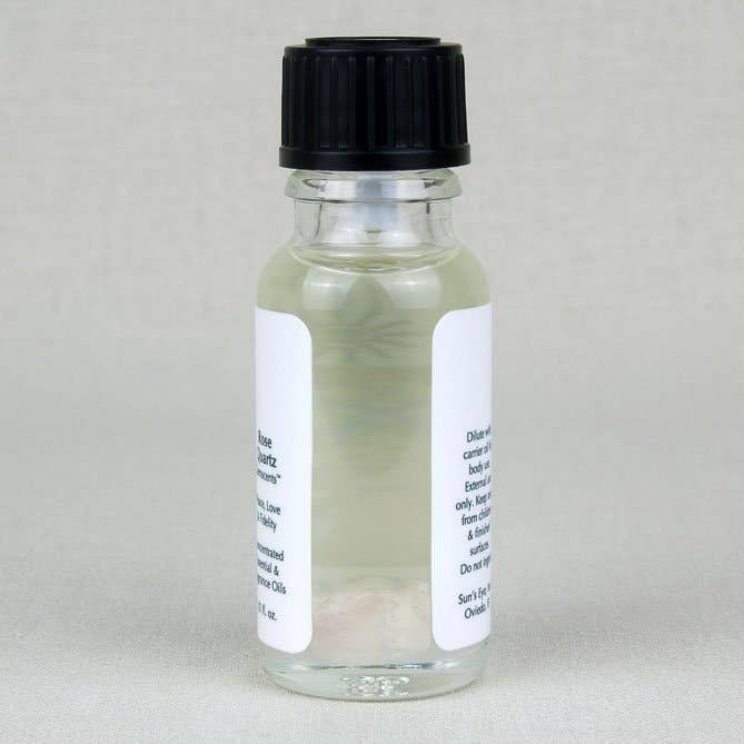 Rose Quartz Oil: .5 fl oz - Sun's Eye