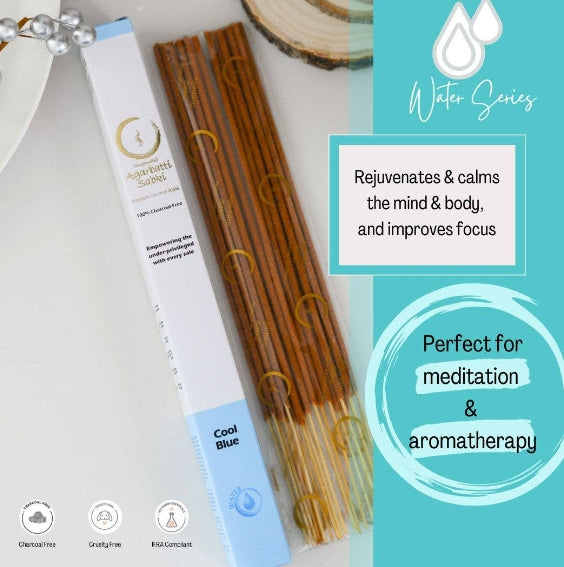 Cool Blue - Water Element - Agarbatti Sabki Incense