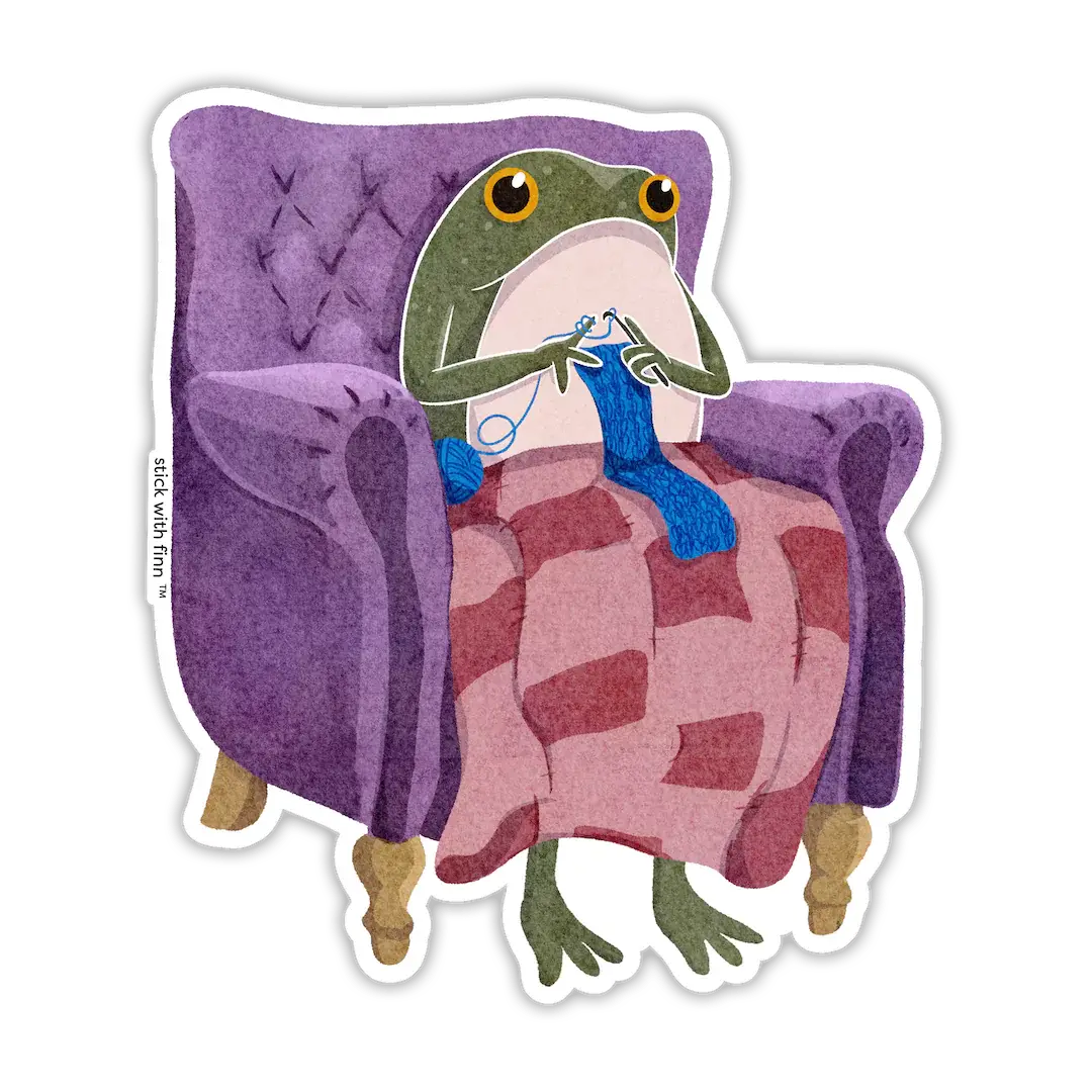 Stickers - Crocheting Frogson