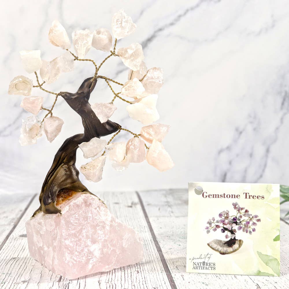 Rose Quartz Tree (Mini) - Brazilian Rose Quartz