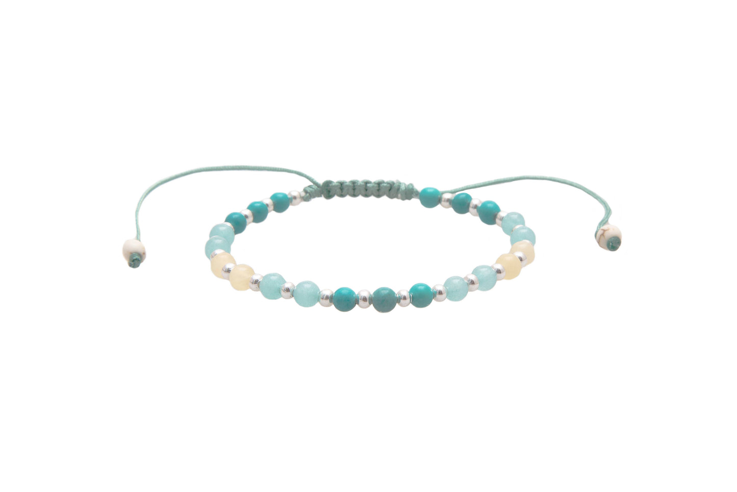 Anti-Anxiety + Healing 4mm Healing Bracelet (Silver)