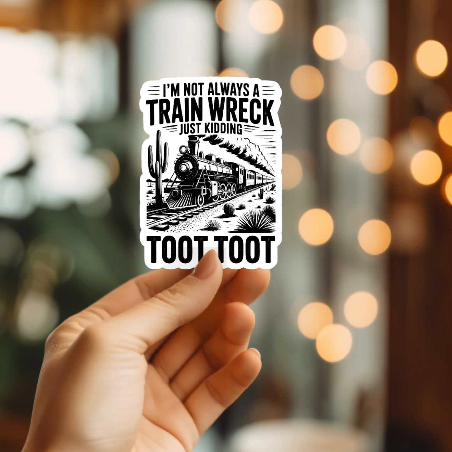 Sticker MMT - Train Wreck Vinyl