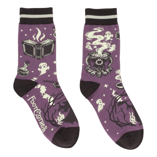 Foot Clothes - The Witching Hour Crew Socks
