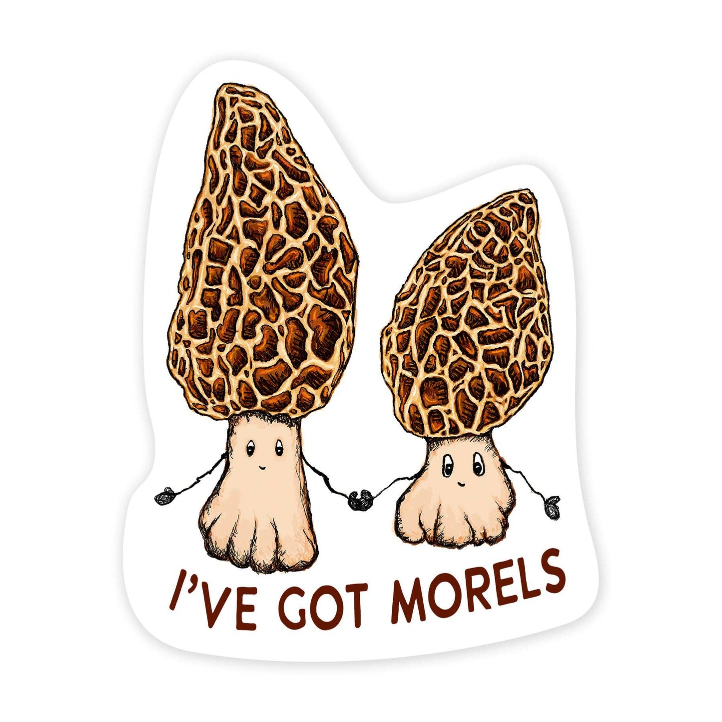 Morels - Mini Sticker