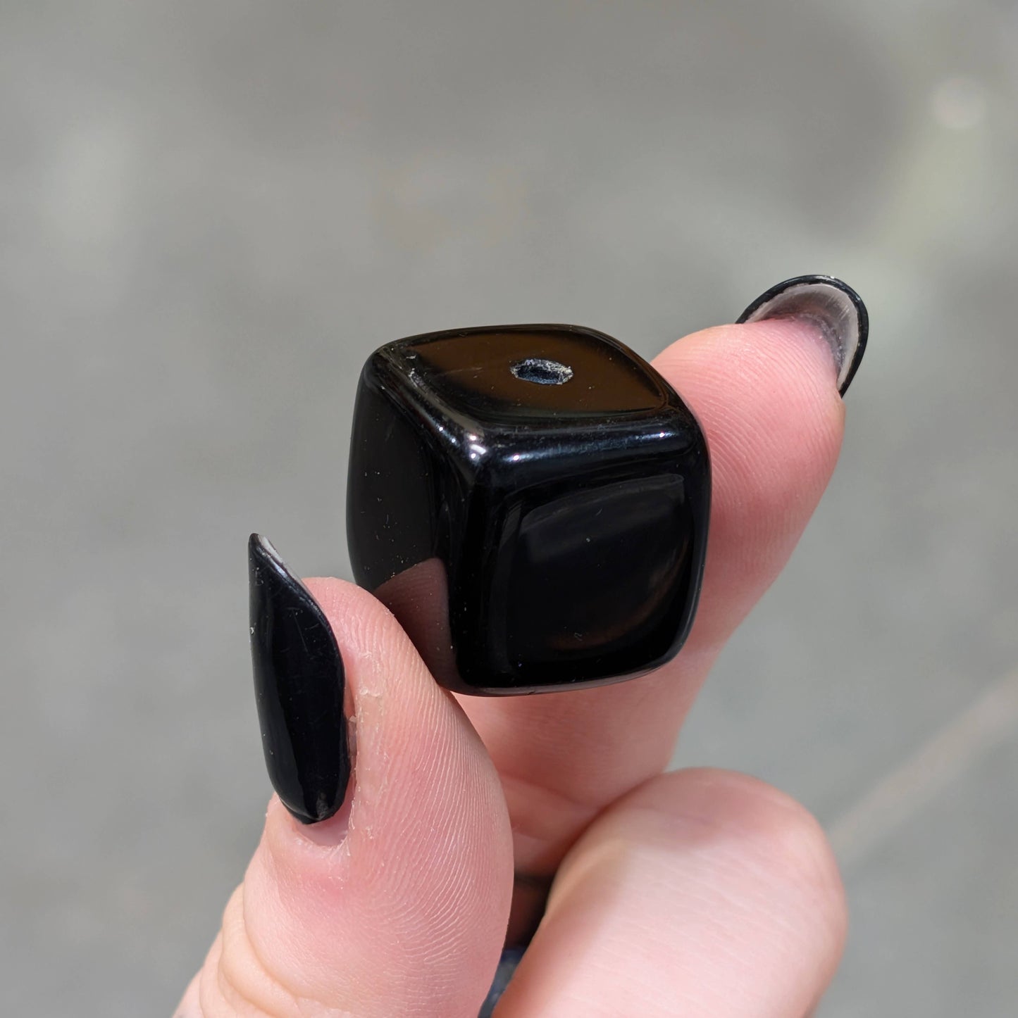 Crystal Incense Holder: Obsidian