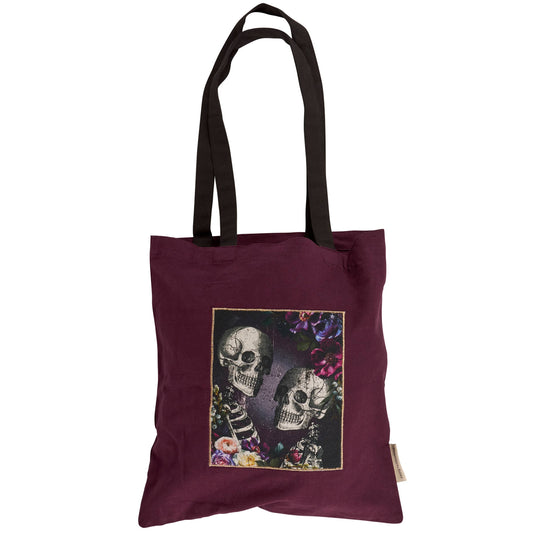Skeleton Couple Tote