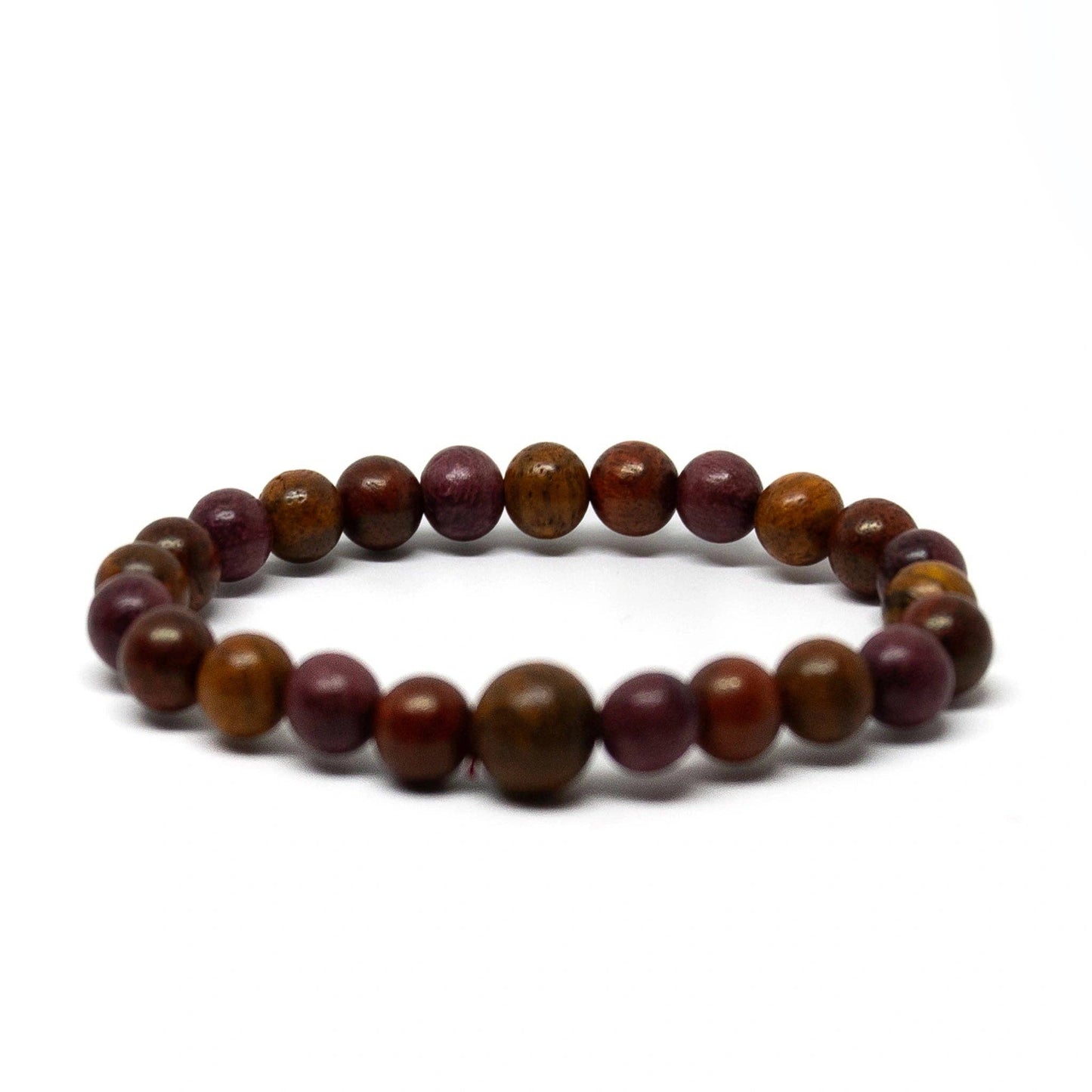 Dragon Blood Wood, Purpleheart, Tiger Aloeswood Bracelet 8mm