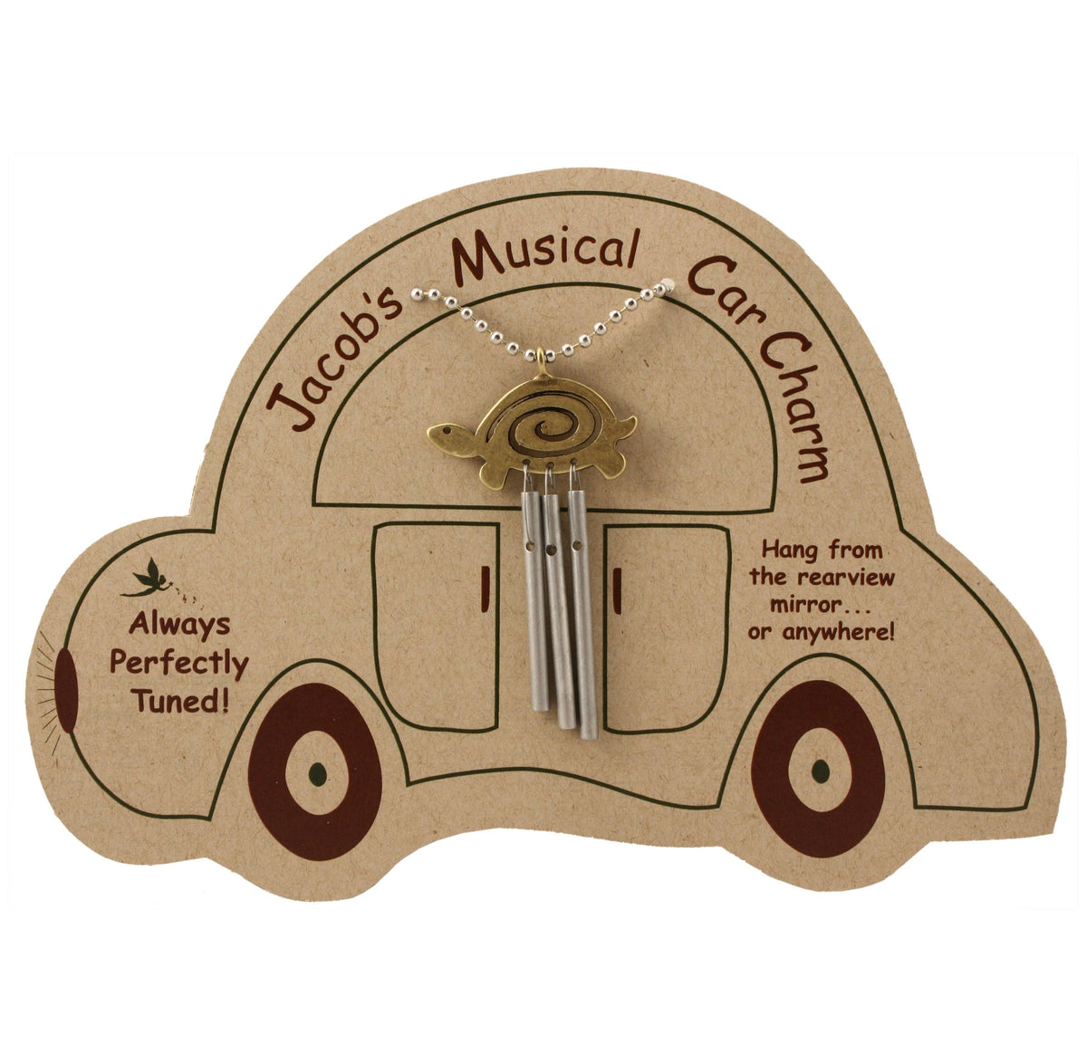 Jacob's Musical Car Charm Chime, Turtle