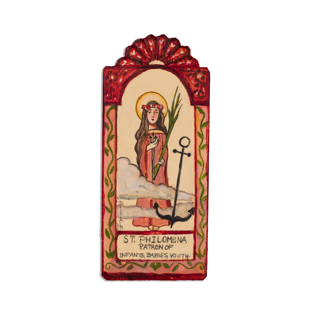 Pocket Saints - St. Philomena, Patronage: Infants, babies, youth.: Pocket