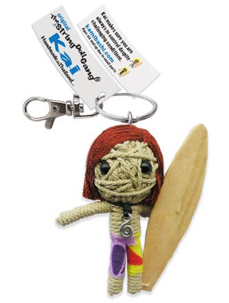 String Doll - Kai Boy the Surfer String Doll Keychain