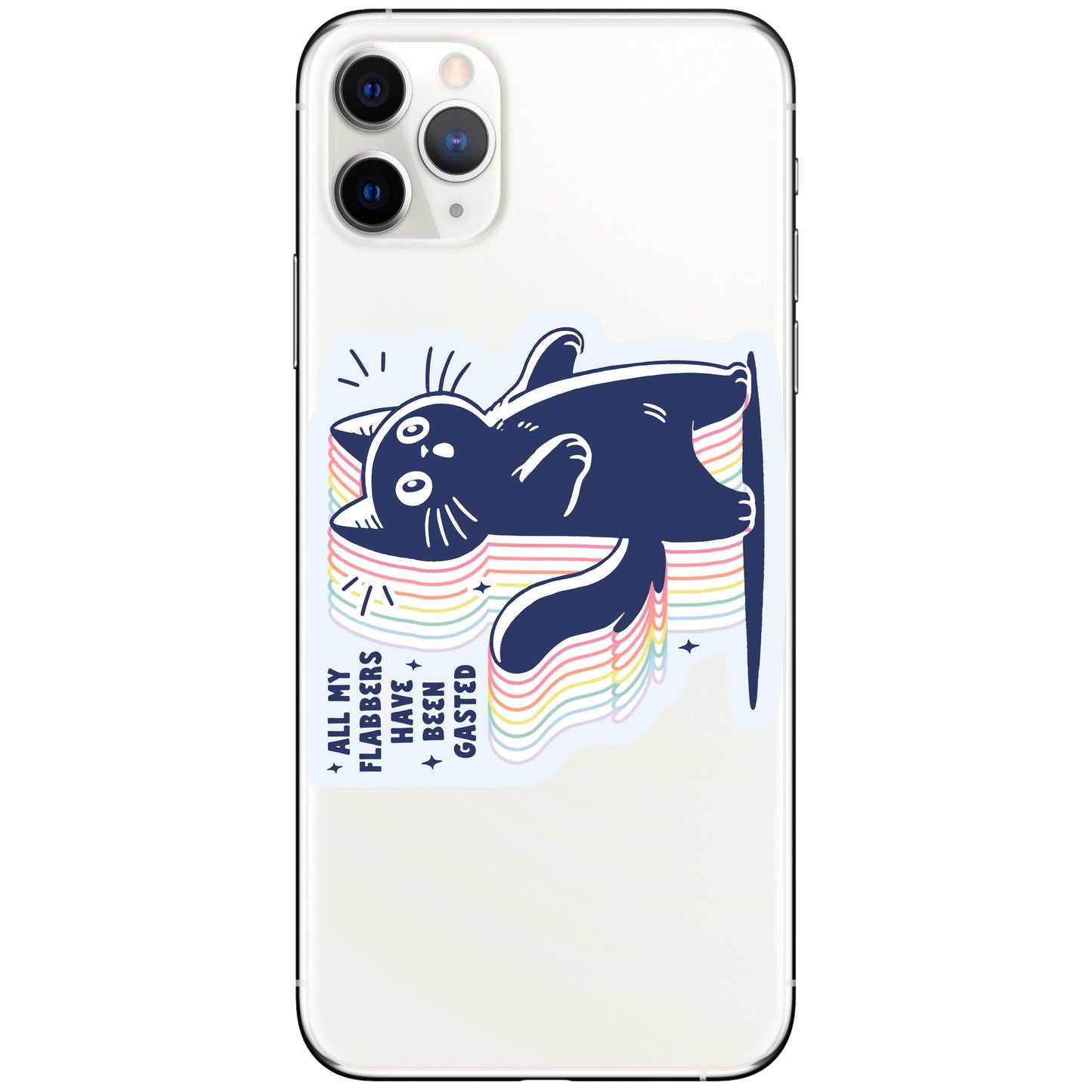 JM Stickers - Funny Cute Kitty Cat Sarcastic High Quality Vinyl Sticker