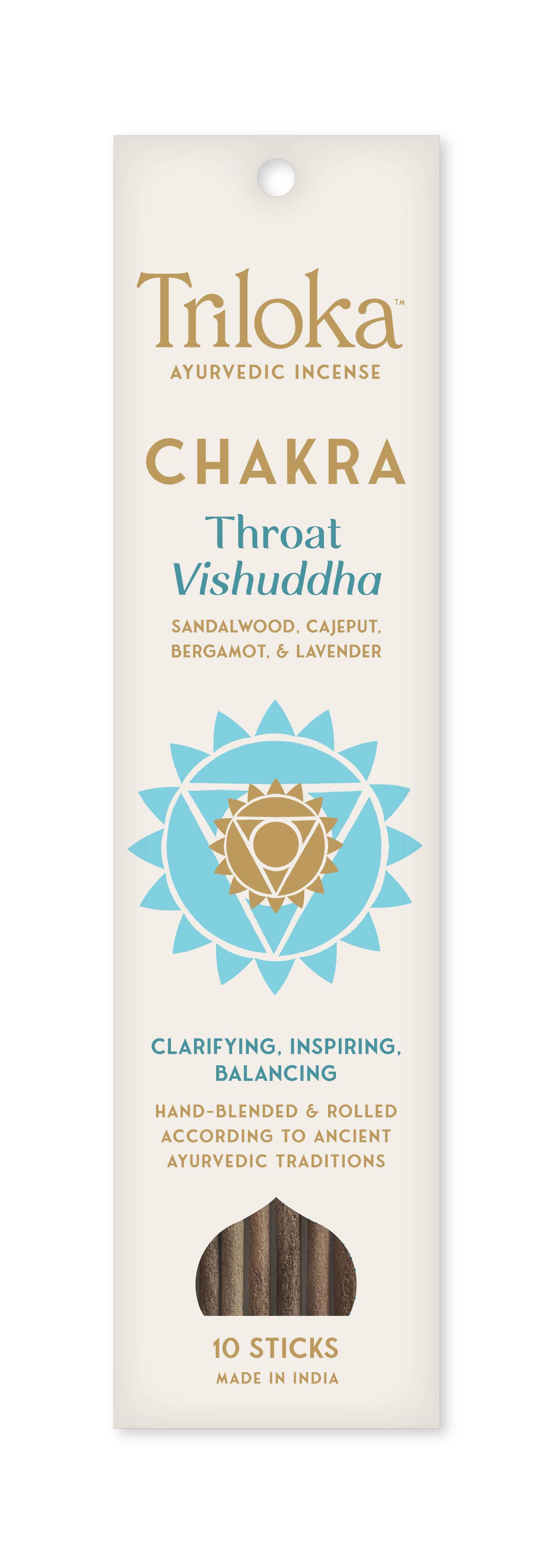 Triloka Throat Chakra Stick Incense