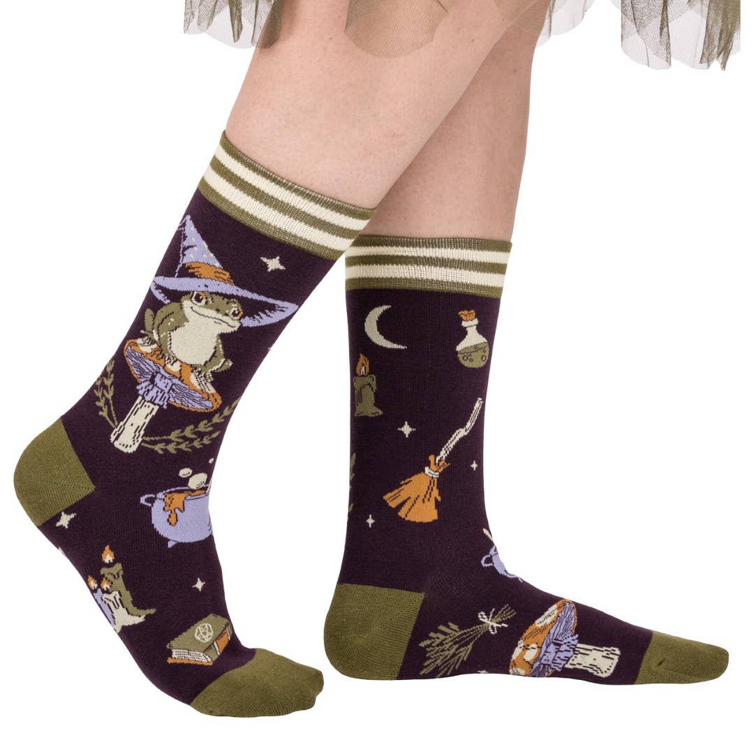 Foot Clothes - Archtoad of Hatville Crew Socks