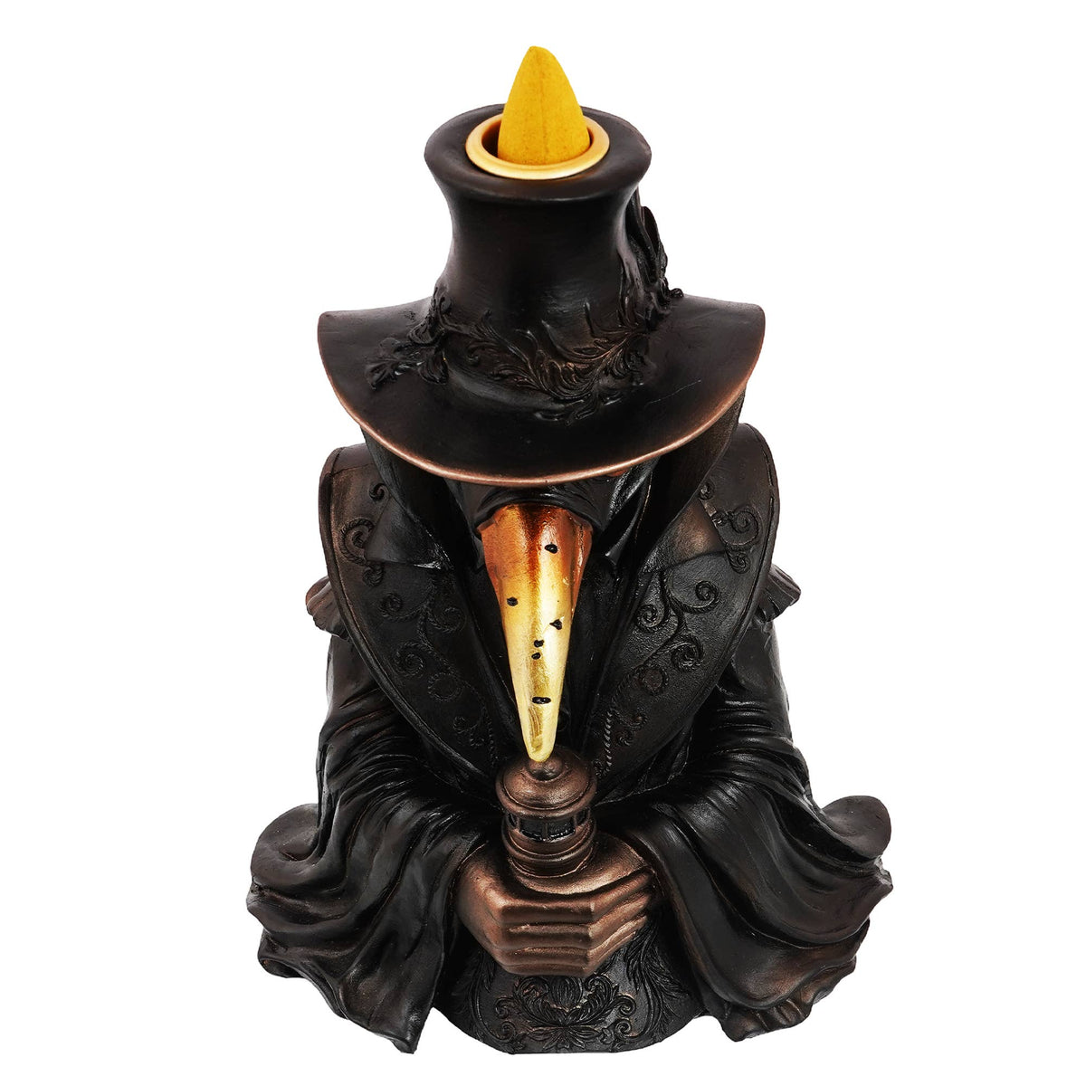 Plague Doctor Back Flow Incense Burner