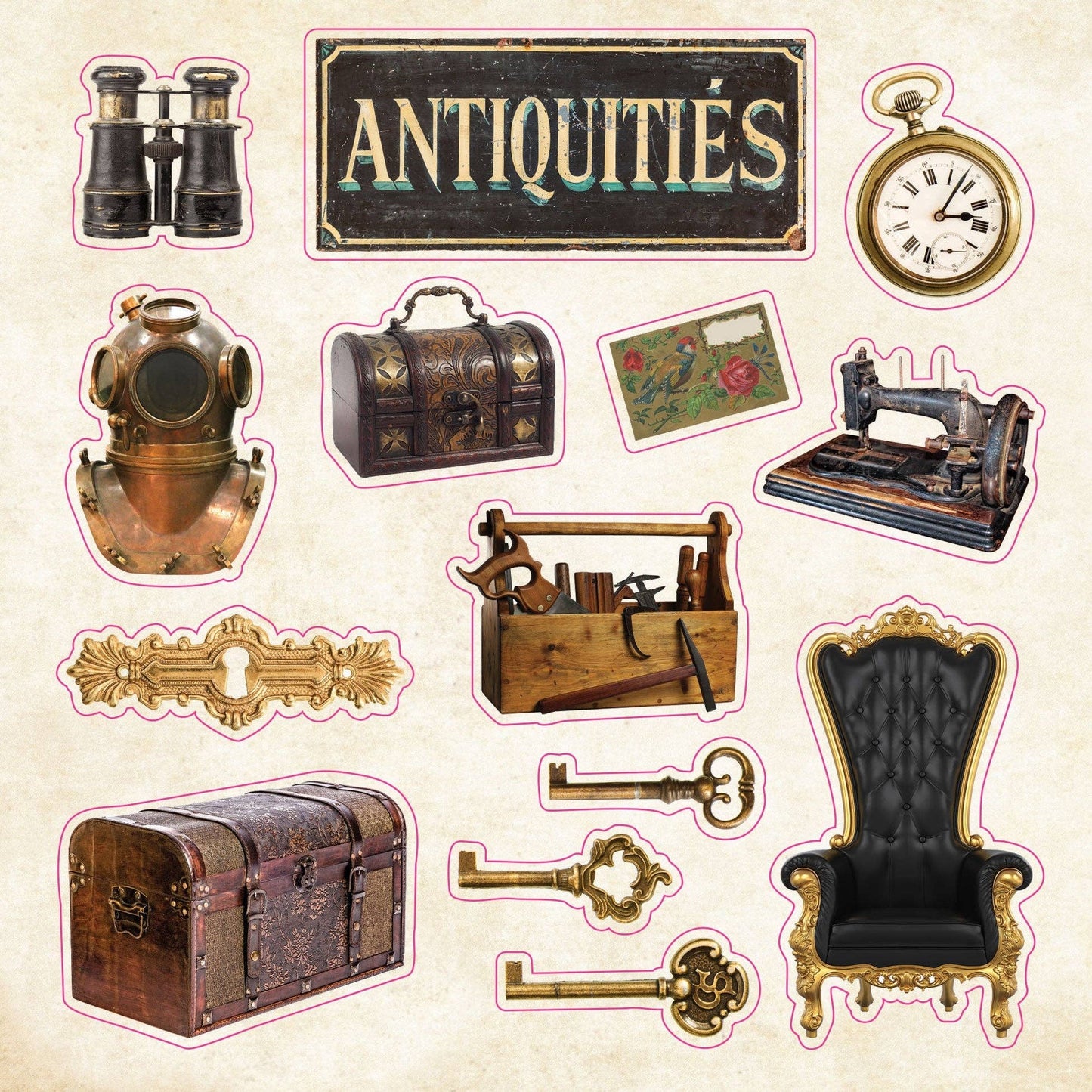 Sticker Book of Curiosities