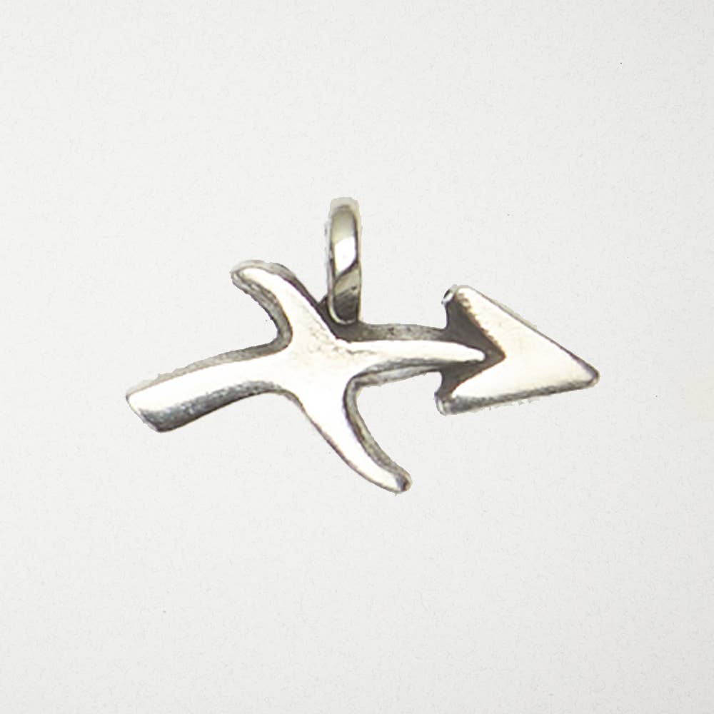 Nirvana - Zodiac Pendant - Sagittarius: Pewter