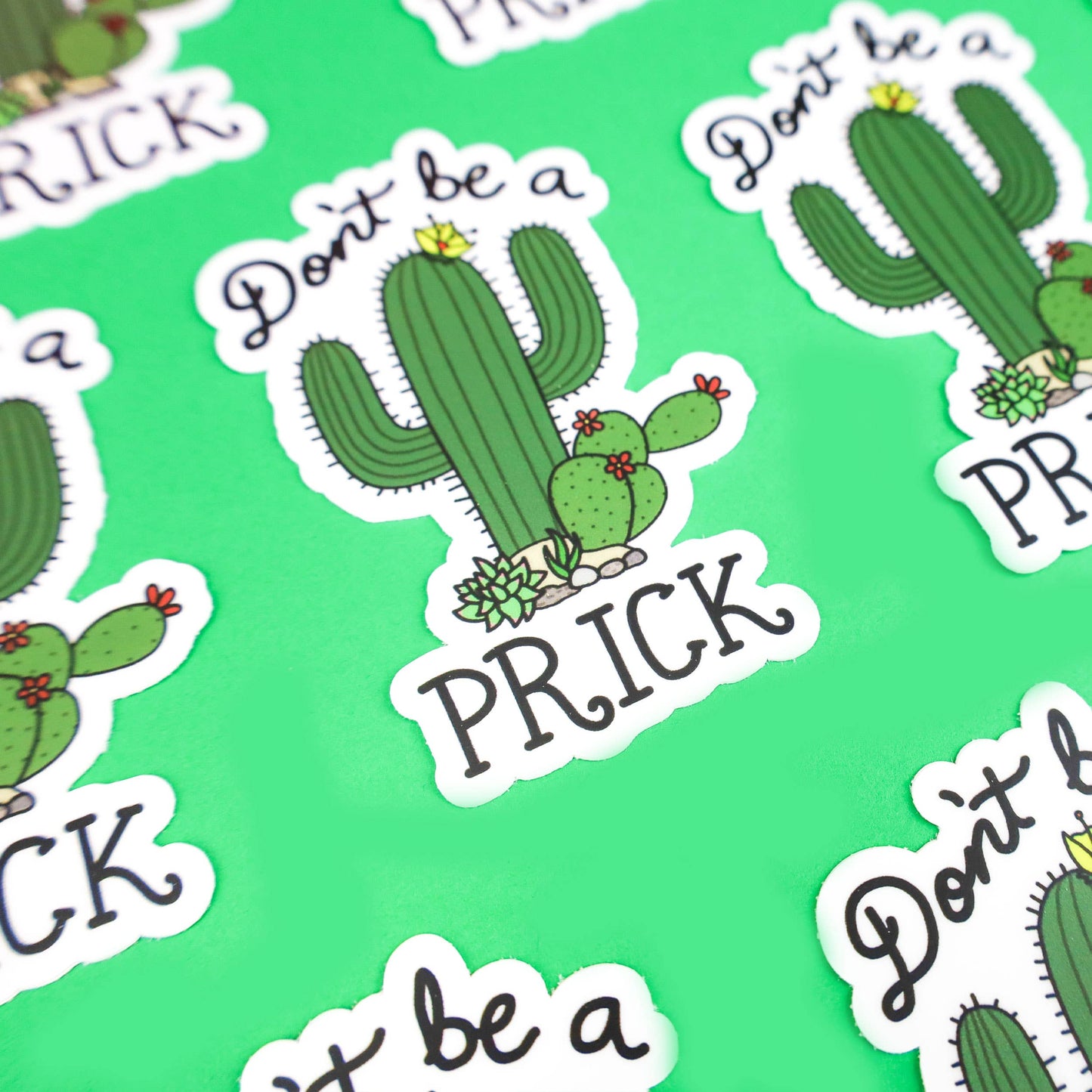 Stickers - TS -Don't Be A Prick Cactus