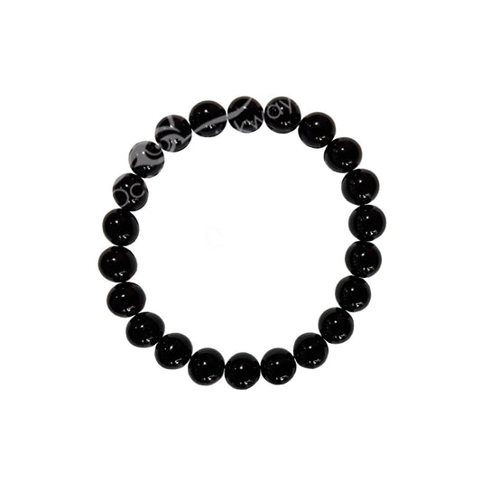 Beaded Bracelet 10 - Black Tourmaline