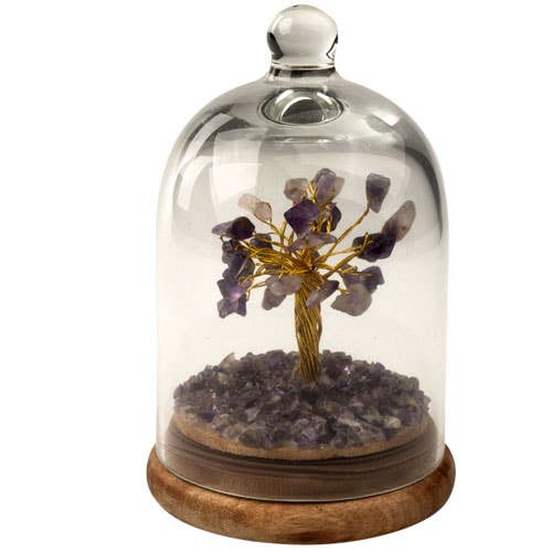 Peridot Wishing Tree in Dome (with Box)