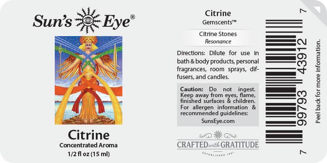 Citrine Oil: .5 fl oz - Sun's Eye