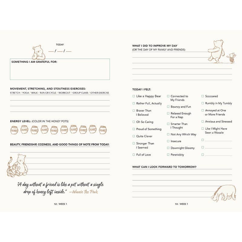 Wisdom of Pooh: A Disney Winnie the Pooh Gratitude Journal